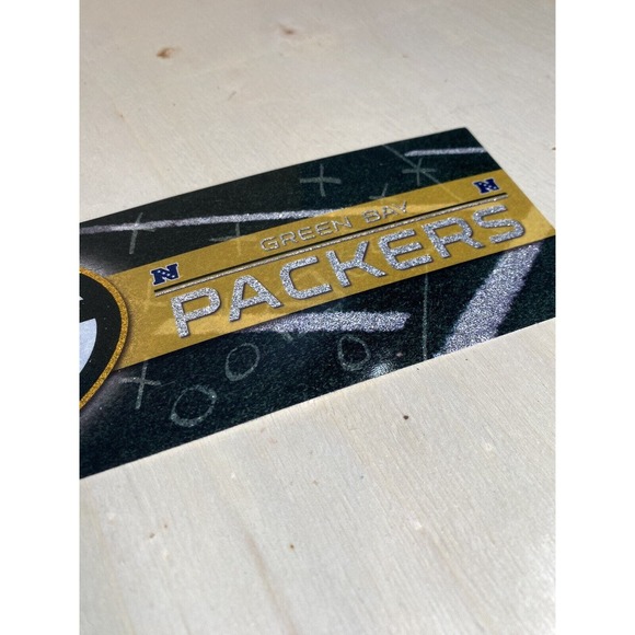 Green Bay‎ Packers Bumper Sticker Football NFL Brand Glitter Design Licensed - Picture 3 of 5